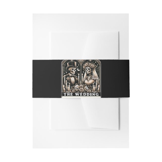 TAROT-Skelette Einladungsbanderole (Vorderseite Beispiel)