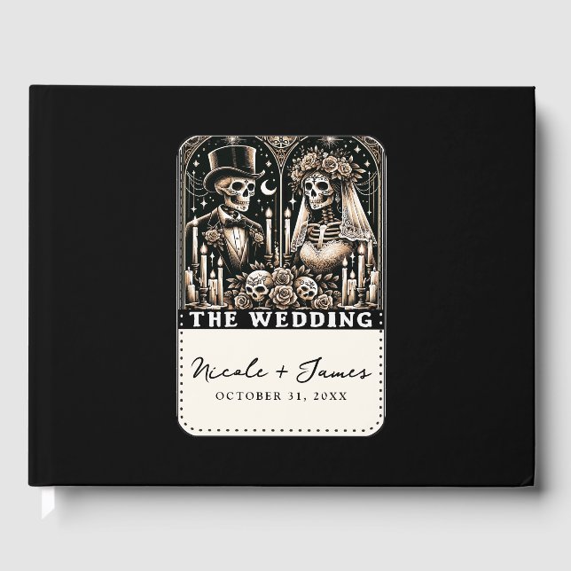 TAROT-Skelette Gästebuch (Vorderseite)