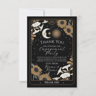 Tarot Sun Moon Vielen Dank Verlobung Hochzeitkarte Einladung