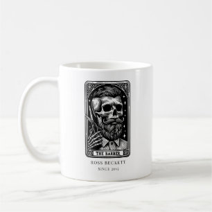 Tarot-Thema Vintage-Friseur Kaffeetasse