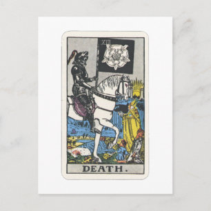 Tarot Tod Postkarte