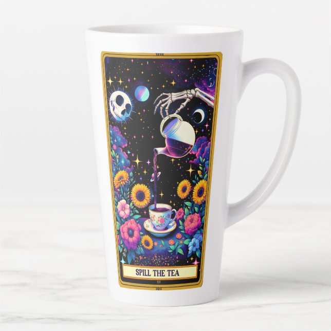 Tarot verschüttet Tee-Tasse Milchtasse (Rechts)