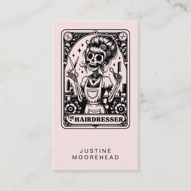 Tarot-Visitenkarte Visitenkarte (Vorderseite)