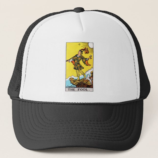 Tarotdummkopf Truckerkappe (Vorderseite)