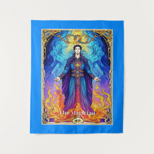 Tarotkarte Der Magier Wandteppich