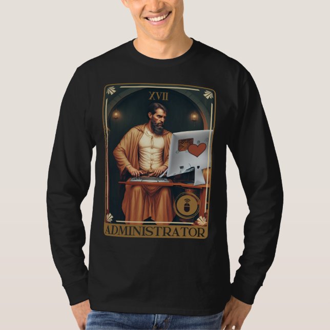 Tarotkarte des Administrators T-Shirt (Vorderseite)