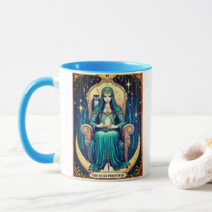 Tarotkarte, die Hohepriesterin 2 Tasse