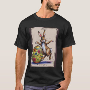 Tarotkarte Glückliches Osterhase Frühling Osterei T-Shirt
