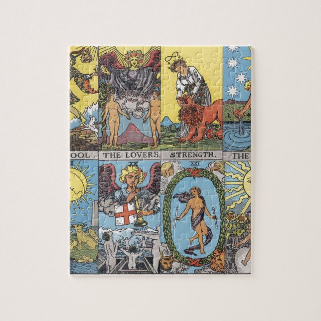 Tarotkarten-Collage (Vertikal)