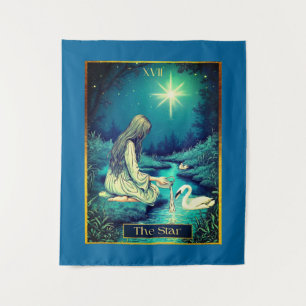 Tarotkartenillustration, Der Stern Wandteppich