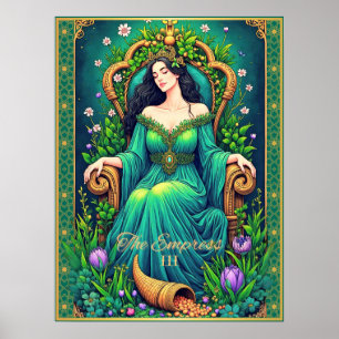 Tarotkartenillustration, Die Kaiserin Poster