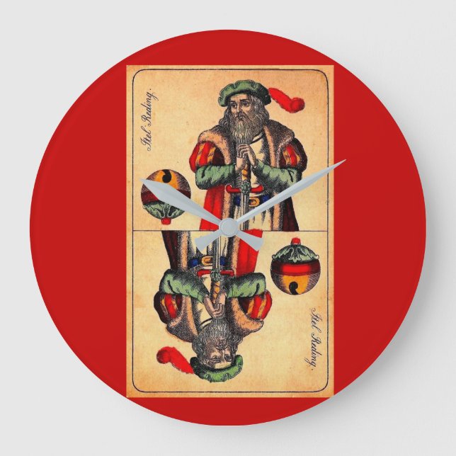 Tarotkartennr. des 19. Jahrhunderts2 Große Wanduhr (Vorderseite)