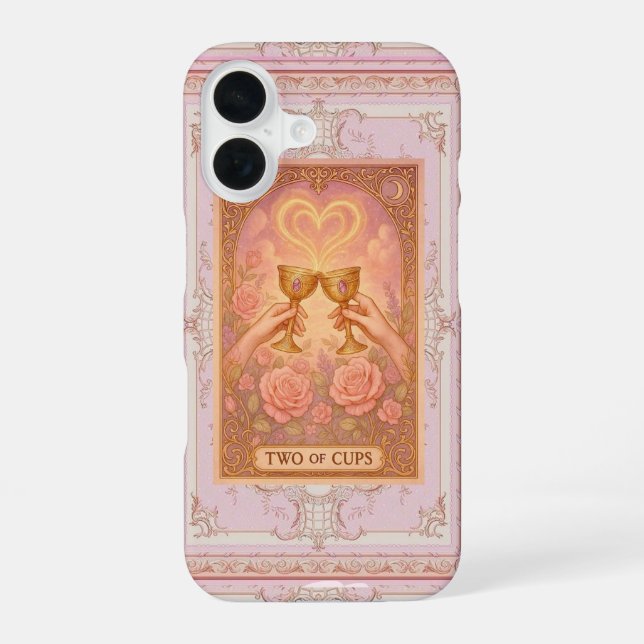 Tarotpapier iPhone 16 Hülle (Rückseite)