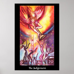 TAROTS DER VERLORENEN SCHATTEN DAS GERICHT POSTER