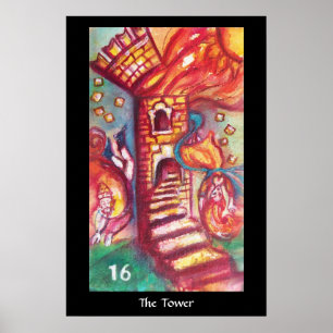 TAROTS DER VERLORENEN SCHATTEN Der Turm Poster