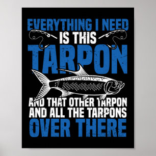 Tarpon Angelplatz Rute und Rollen Combo Tarpon Fis Poster