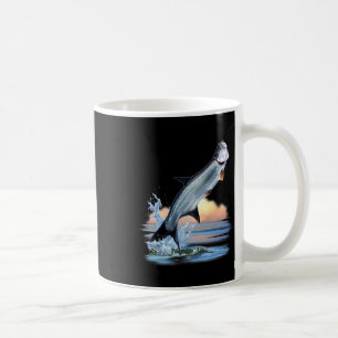 Tarpon Fisch Frische Wassertiere Jagen Fische A Kaffeetasse