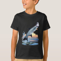 Tarpon Fisch Frische Wassertiere Jagen Fische A