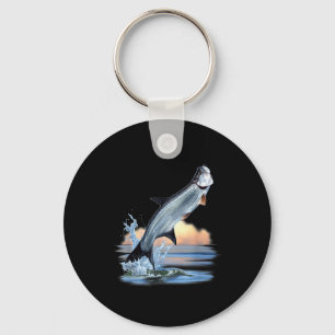 Tarpon-Fisch Süßwasser-Wildtierjagd-Angelfischerei Schlüsselanhänger