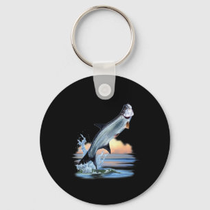 Tarpon-Fisch Süßwasser-Wildtierjagd-Angelfischerei Schlüsselanhänger