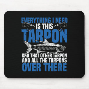 Tarpon Fische, die Fische des Tintenfischs und des Mousepad