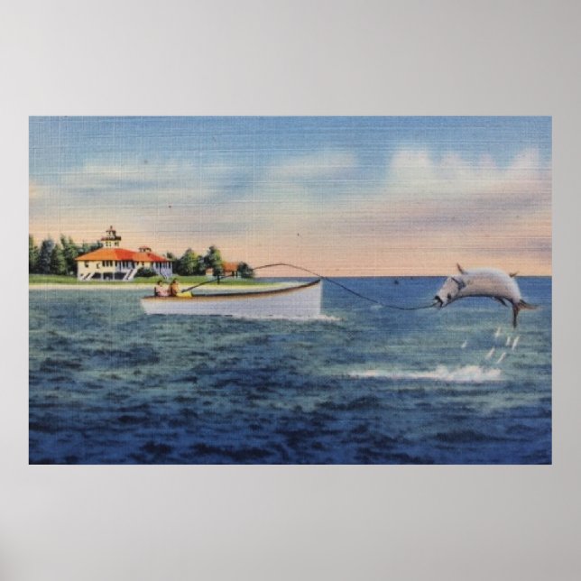 Tarpon-Fischerei Poster (Vorne)