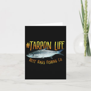 Tarpon Life Deep Sea Saltwater Fischen Karte
