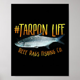 Tarpon Life Tiefsee-Salzwasser-Angeln Poster