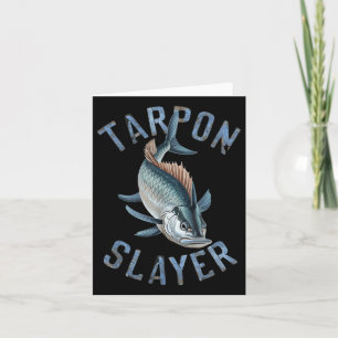 Tarpon Slayer Fischen Geschenke für Angler Karte