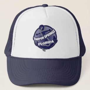 Tarpon Springs Florida Ankerhut Swirke LKW Hut Truckerkappe