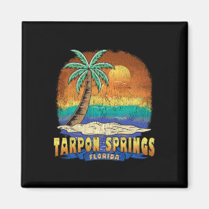 Tarpon Springs Florida Vintag Distressed Souvenir Magnet