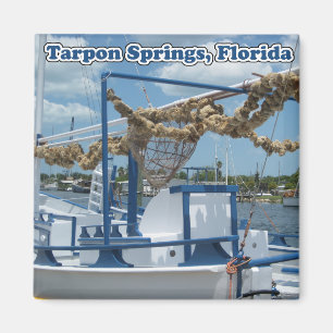 Tarpon- Springsschwamm-Boots-Magnet Magnet