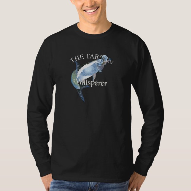 Tarpon Whisperer Dark Long Sleeve T-Shirt (Vorderseite)