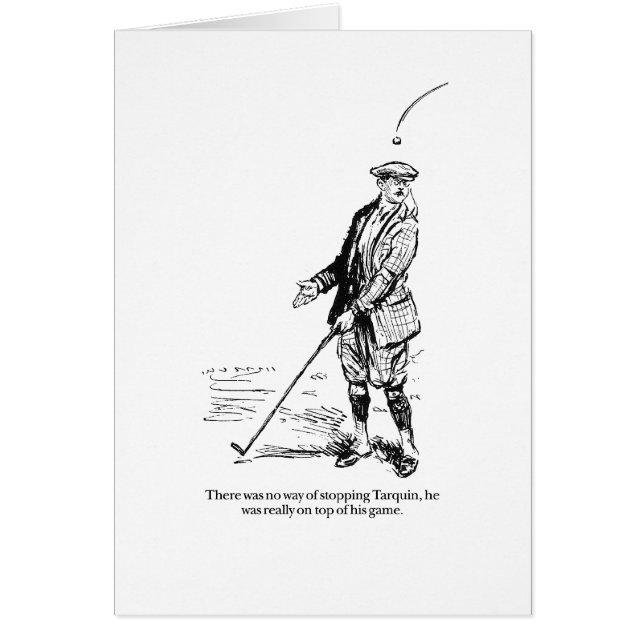 Tarquin et golf (Devant)