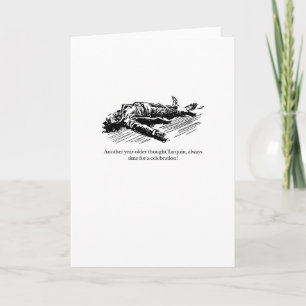 Tarquin und die Geburtstags-Feier Karte