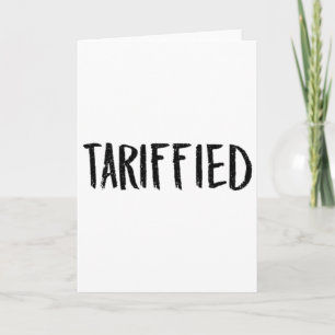 Tarrified Tariff-ierter Trump Anti-Tarifforangst _ Karte