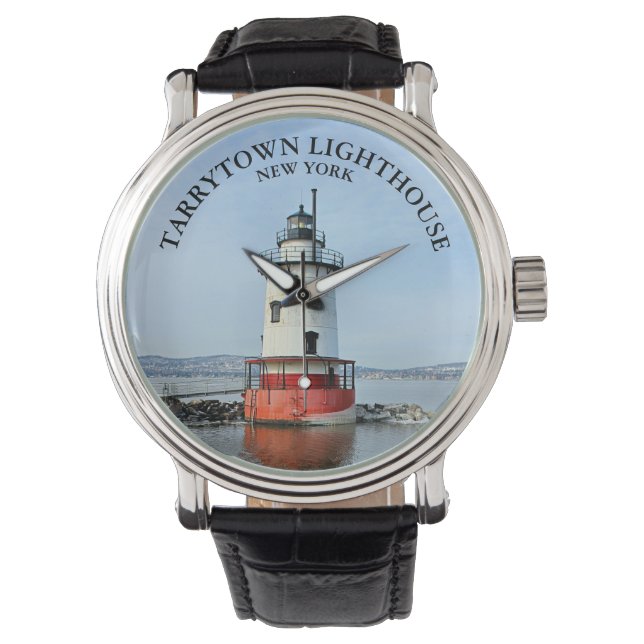 Tarrytown Lighthouse, New York eWatch Armbanduhr (Vorderseite)