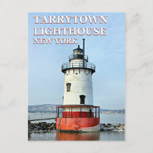 Tarrytown Lighthouse, New York Postcard Postkarte