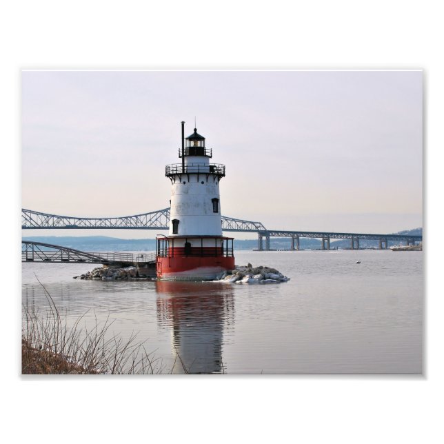Tarrytown Lighthouse, New Yorker Foto (Vorne)