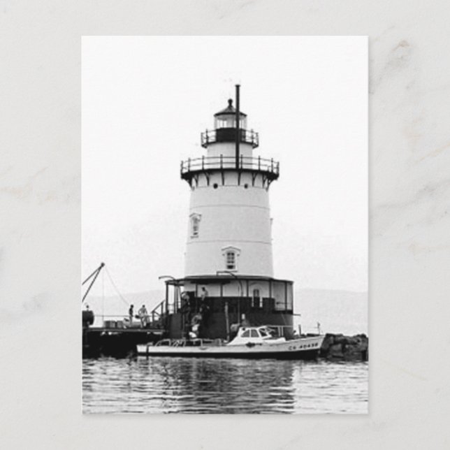 Tarrytown Lighthouse Postkarte (Vorderseite)