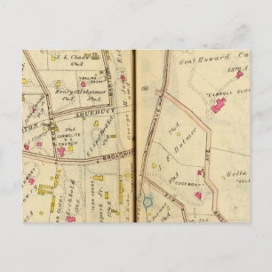 Tarrytown, New York 3 Postkarte