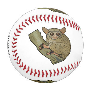 Tarsier Cartoon Illustration Baseball