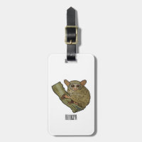 Tarsier Cartoon Illustration