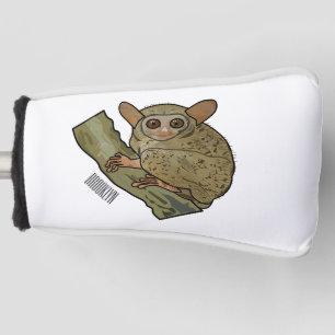 Tarsier Cartoon Illustration Golf Headcover