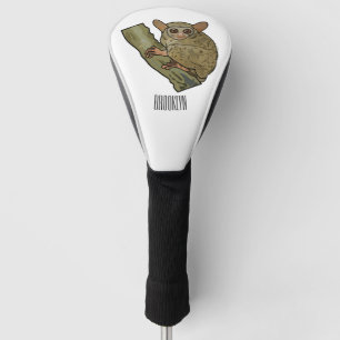 Tarsier Cartoon Illustration Golf Headcover