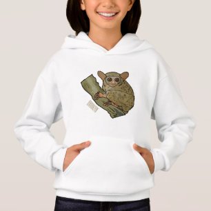 Tarsier Cartoon Illustration Hoodie