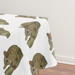 Tarsier Cartoon Illustration Tischdecke