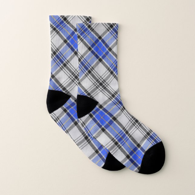 Tartan à carreaux de style écossais Clan Hannay (Paire)