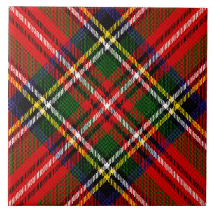 Tartan à carreaux du clan Royal Stewart
