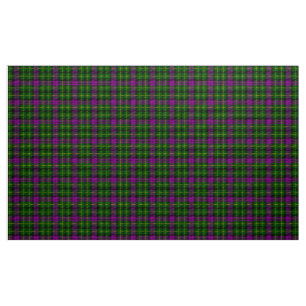 Tartan Abercrombie Tartan Purple et Tissu vert Pla
